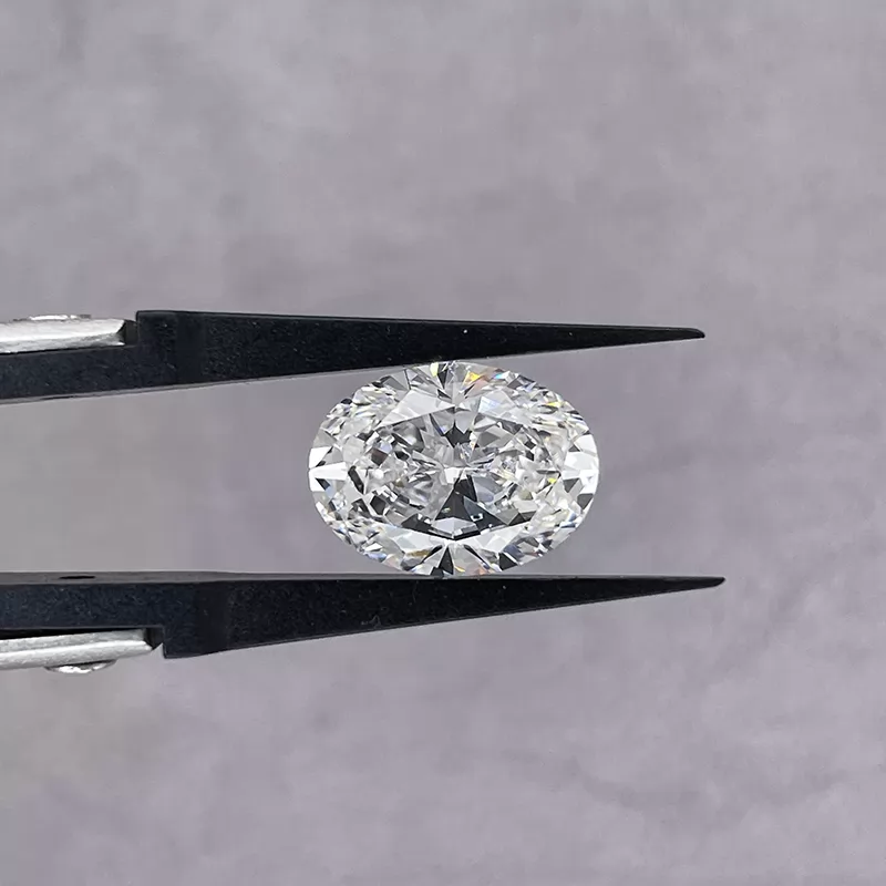 5.5ct E VS2 Oval Cut IGI CVD Lab Grown Diamond