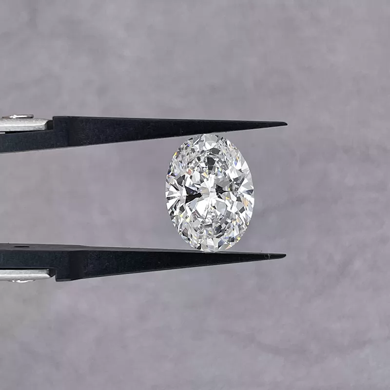 5.5ct E VS2 Oval Cut IGI CVD Lab Grown Diamond