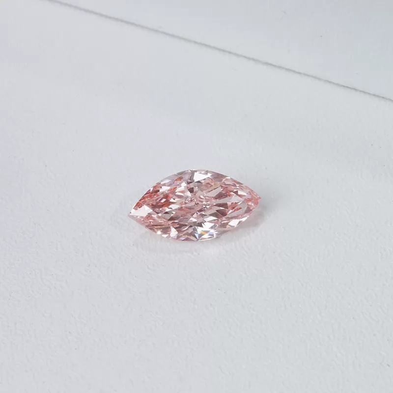 Pink Color 4.5×8.5mm Marquise Cut HPHT Lab Grown Diamond