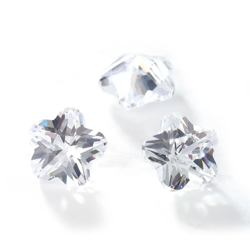 Flower Shape Cubic Zirconia