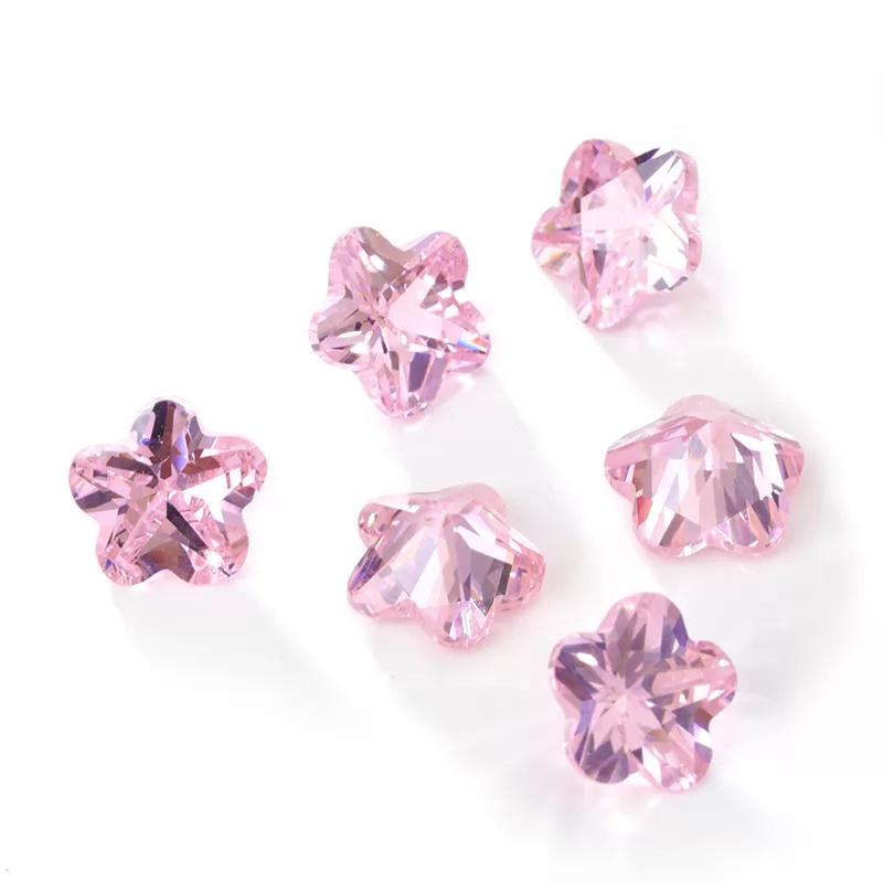 Flower Shape Cubic Zirconia