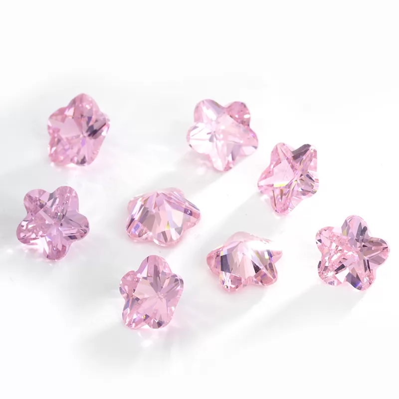 Flower Shape Cubic Zirconia