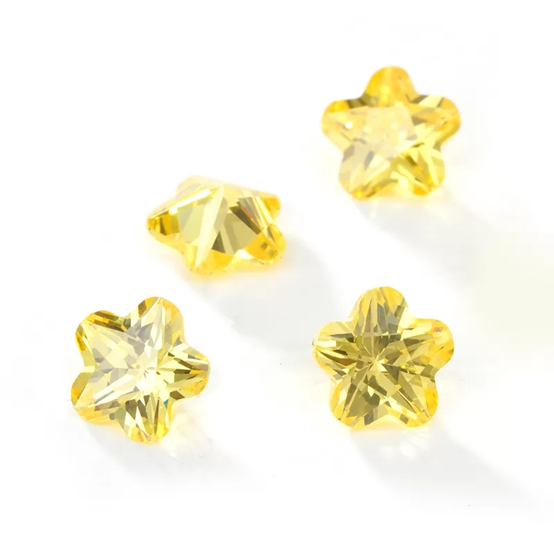 Flower Shape Cubic Zirconia