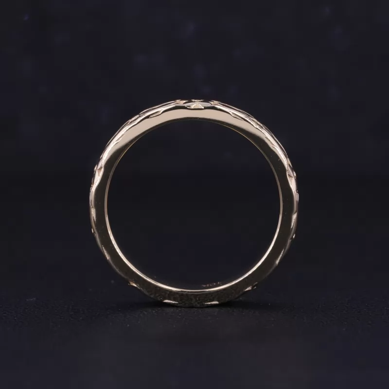 10K Yellow Gold Vintage Script Ring